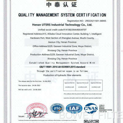 ISO CERTIFICATE