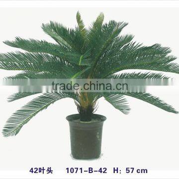 large leaves artificial green plants artificial bonsai plants with cheap price