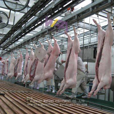 Complete 50-100 Pig Abattoir Line Pork Processing Plant With Slaughtering Equipment Sow Slaughterhouse