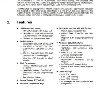 Fudan Microelectronics EEPROM FM25Q128A photo-3