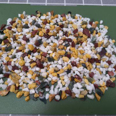 Paving Tumble Pebble Stones Chips Permeable Epoxy Pea Gravel for Construction Exposed Aggregate Flooring photo-2