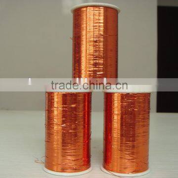 M type metallic yarn copper color