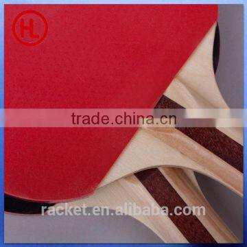 Promotional Desktop Poplar Wooden Ping Pong Table Tennis Racket Set With 3 Table Tennis Balls Wholesale photo-6