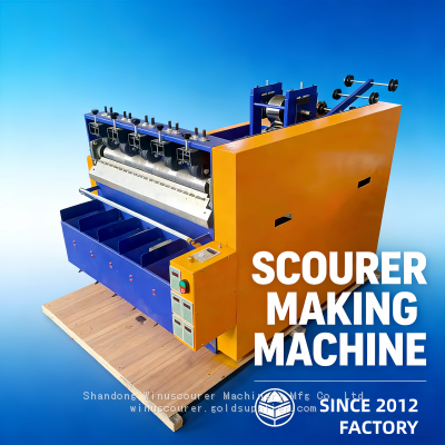 Máquina de fabricação de escovas de aço inoxidável de fábrica. Máquina de fabricação de bolas de esfregão de 0,13mm