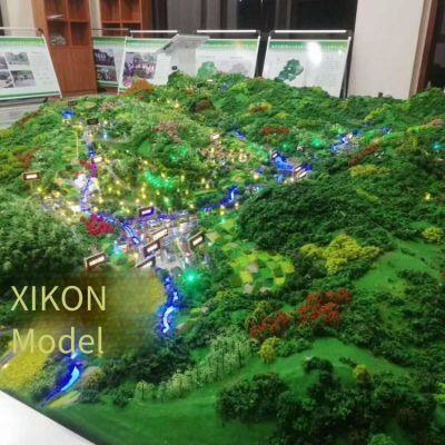 Custom-made Scenic Area Sand Table Models, Custom-made and Production of Scene Display Sand Table Models