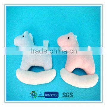 Rocking horse baby rattle toy soft material