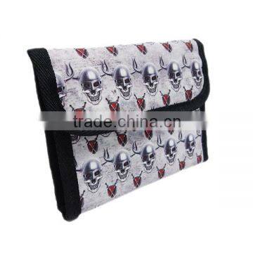 Digital Printing Grey Color Coolest Teen Boy Polyester Wallet photo-5