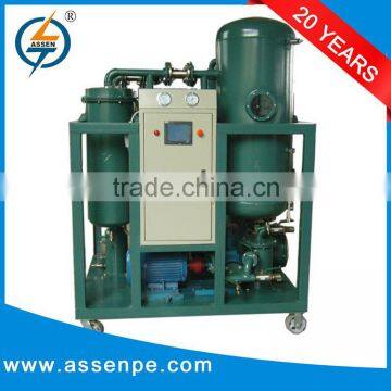 Portable vacuum type turbine oil treatment