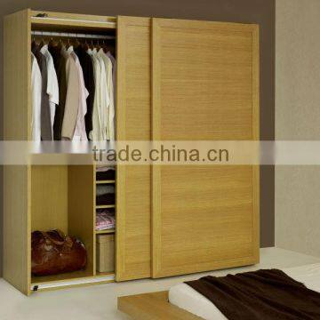Wooden wardrobe doors and custom built color wardrobes