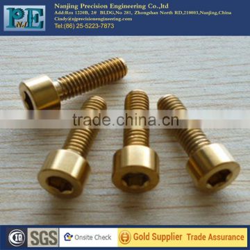 China high precision custom hot sale bicycle brass bolts