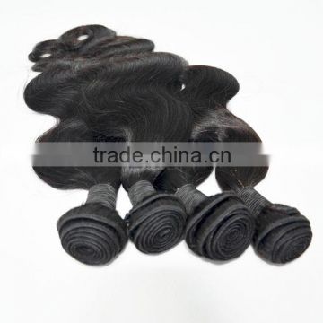 Indian temple virgin hair orgin in india remy hair natural color weft