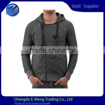 Wholesale Cotton Jersey Plain Men Vintage Raglan Sleeve Hoody