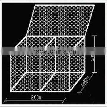 Flood Control Galvanized Hexagonal Wire Mesh Gabion Box