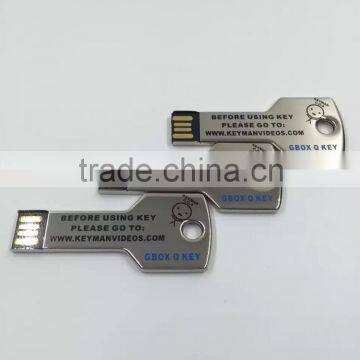 Metal Key USB Flash Drive Disk On Key With Logo