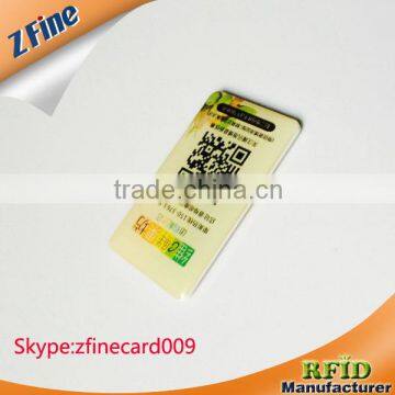 Waterproof Crystal Card with FM08 Chip