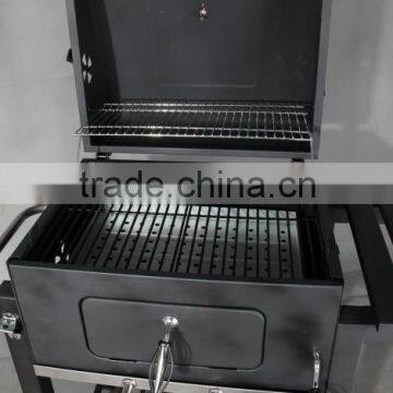 Oversize Big Adjustable Height Charcoal BBQ Grill Patio Barbecue Grill photo-4