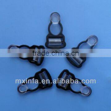 Plastic suspender clips