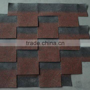 Chinese Sand coated bitumen asphalt shingle roofing tiles new price