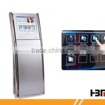 19 inch all-in -one standing touch screen advertising play/ touch screen monitor