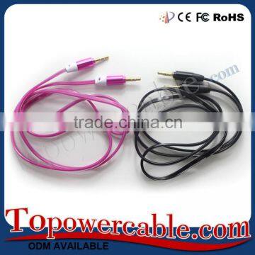 New Products Flat Stereo to 3.5mm Jack AUX Cable Audio Wire With LED Light-Up photo-4