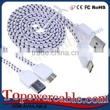 Guangzhou Factory Wholesale Braided Nylon Cell Phone El Usb Data Cable Cords photo-4