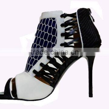 Mature Sexy Girls High Heel Shoes, Open Toe Ankle Sandals Collage Colors Shoes, Beauty Women High Heel Shoes photo-5