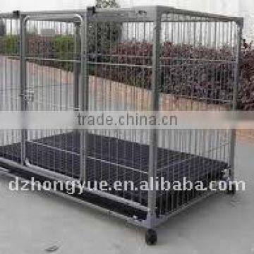 metal double dog cage