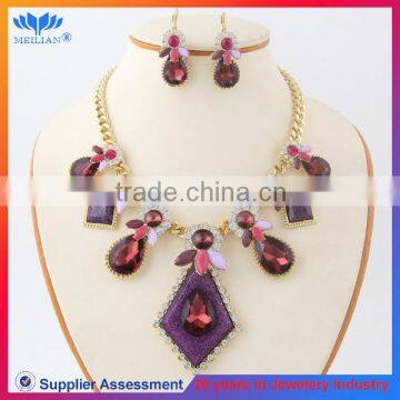 TOP SALE MEILIAN FACTORY stylish fake gold jewelry set