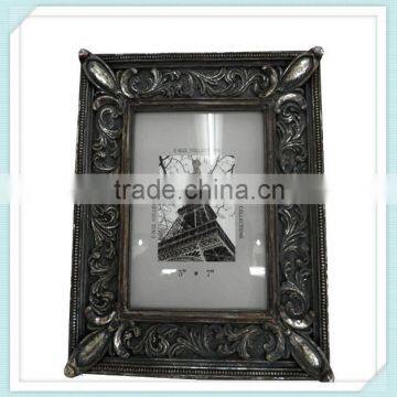 classical black polyresin photoframe