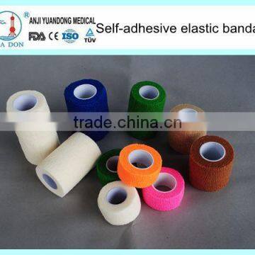 YD80676 Medical Colored Cotton Cohesive Elastic Bandage With CE,FDA,ISO                        
                                                Quality Choice