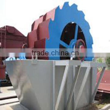 Rotating bucket wheel artifical sand washing machine for sand making line