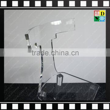 China Wholesale Clear Acrylic Restaurant Chair With Cushion