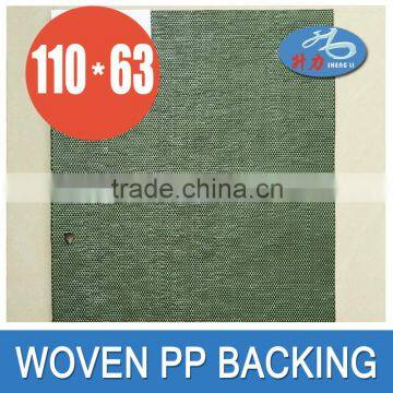 Good dimensional stability Woven PP Synthetic grass backing