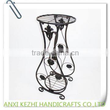 KZ150149 Antique Wrought Iron Flower Pots Stand