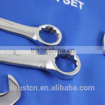 12 Pcs Spanner Tools Set Combination Wrench With Canvas Bag GS KING TOOLS photo-5