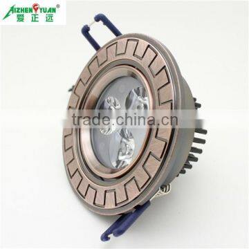 Epistar High CRI Recessed 220V LED Downlights 3W For Home & Hotel Decoration