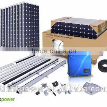 Thinkpower 5kW solar grid tie system kit