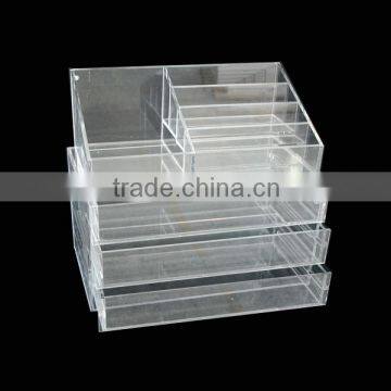 Modern Fashional Pure Acrylic Makeup Organizer/acrylic Cosmetic Organizer With Drawer photo-6