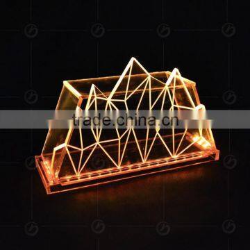 Fashion High End Custom Acrylic Bar Table,with Colorful Light for Different Colors photo-5