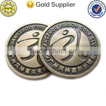 Factory price souvenir old gold coin,brass coin,antique coin