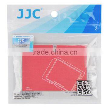 Memory Card Case MCH-SD4CN JJC Compact SD Card Holder Plastic Card Holder