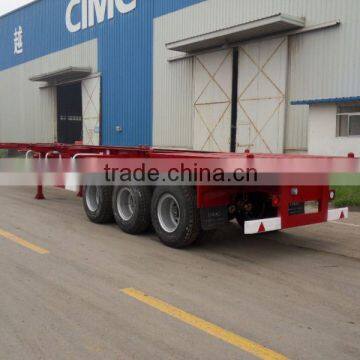 40ft tri axle 40ft skeleton trailer for containers transportation (other size and tonnage available) for Angola\Congo