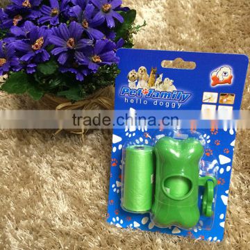 scented plastic dog poop bag and dispenser