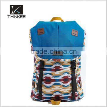 thinkee backpack custom printed outdoor travel canvas backpack                        
                                                Quality Choice