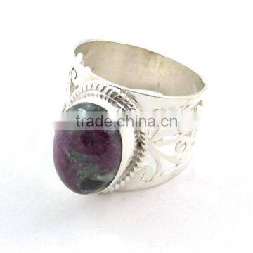 Ruby Zoisite rings 925 sterling silver jewellery Handmade jewelry wholesale Vintage jewelry