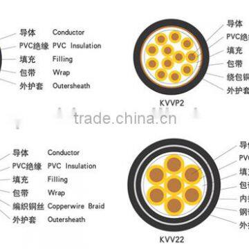 1kV 2.5mm2 control cable PVC insulated control cable Low voltage electric cable