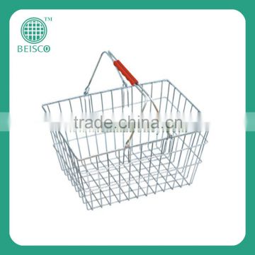 metal wire store shopping basket