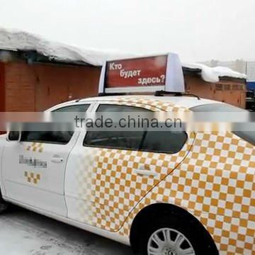 TAXI TOP ADVERTISING SIGNS