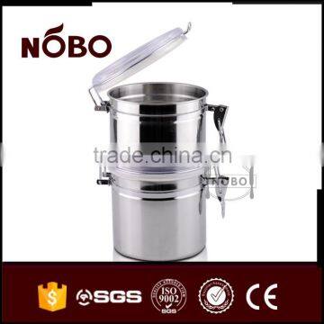 3PCS Stainless Steel Canister Set Screw Lid Canisters photo-6