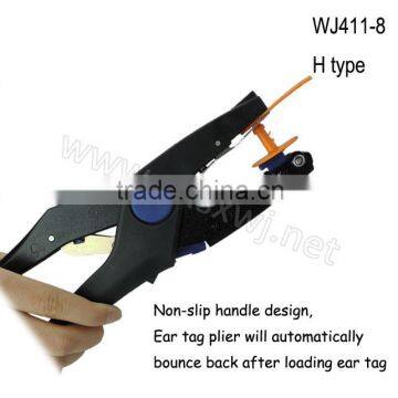 Hogs ear tag plier, Swine tool ear tag applicator WJ411-8